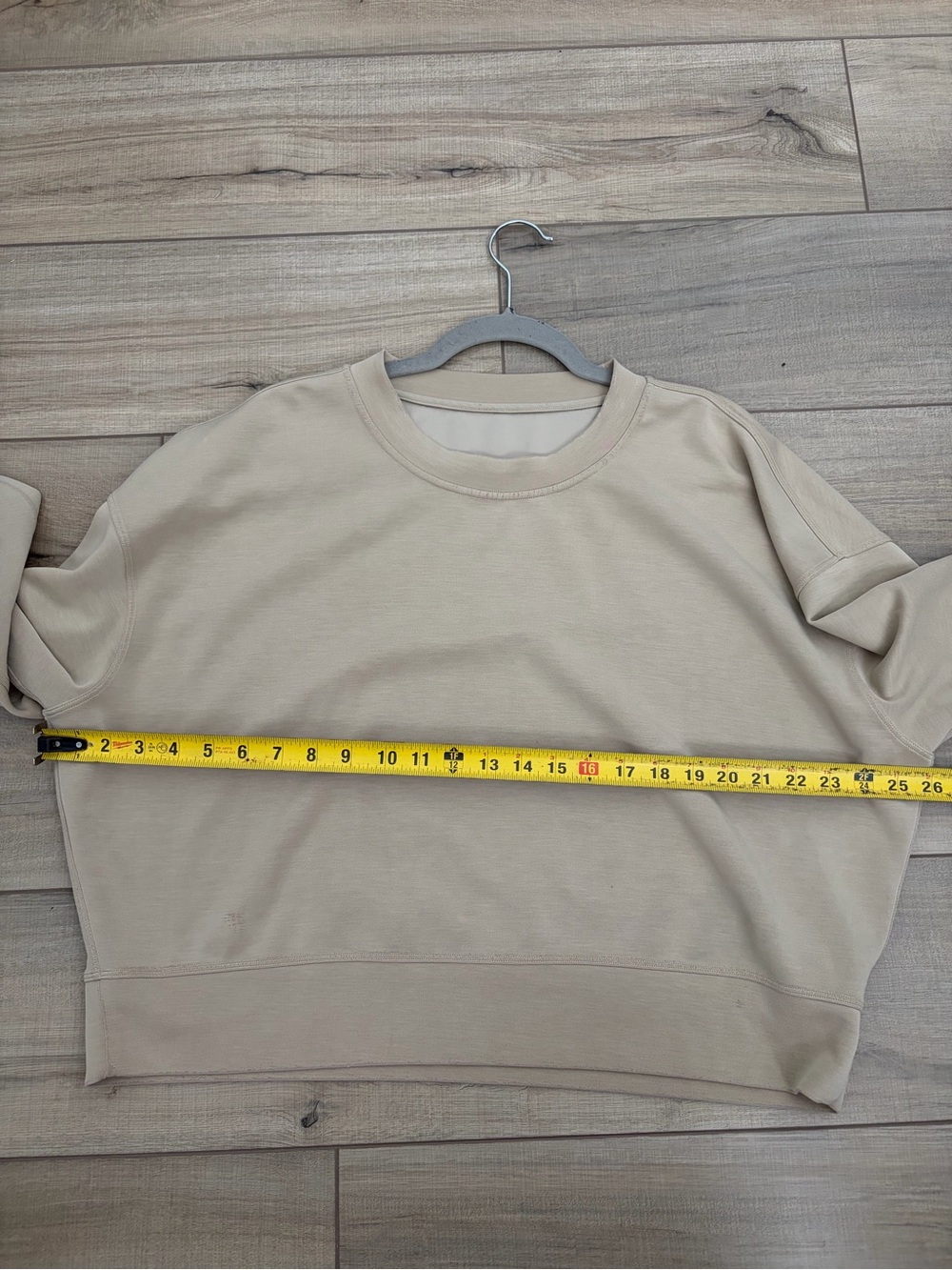 Lululemon Softstreme Crewneck Oversized Pullover Sheer Oak 10 - Picture 8 of 8